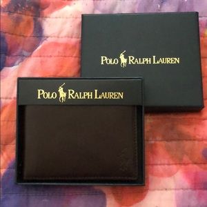 Polo by Ralph Lauren Passcase Wallet NWT AND BOX